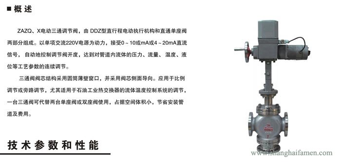 電（diàn）動三通調節閥