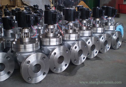 法蘭連接不鏽鋼電磁閥