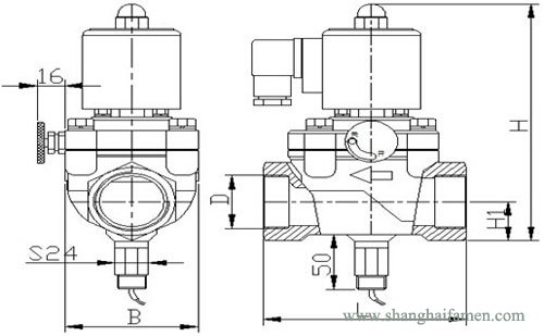 帶反饋電（diàn）磁閥結（jié）構圖