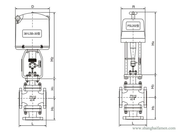 電子式電動三通調節閥8